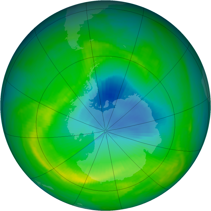 Ozone Map 1984-11-09